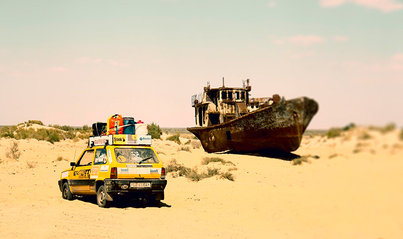 Steckengeblieben im Aralsee