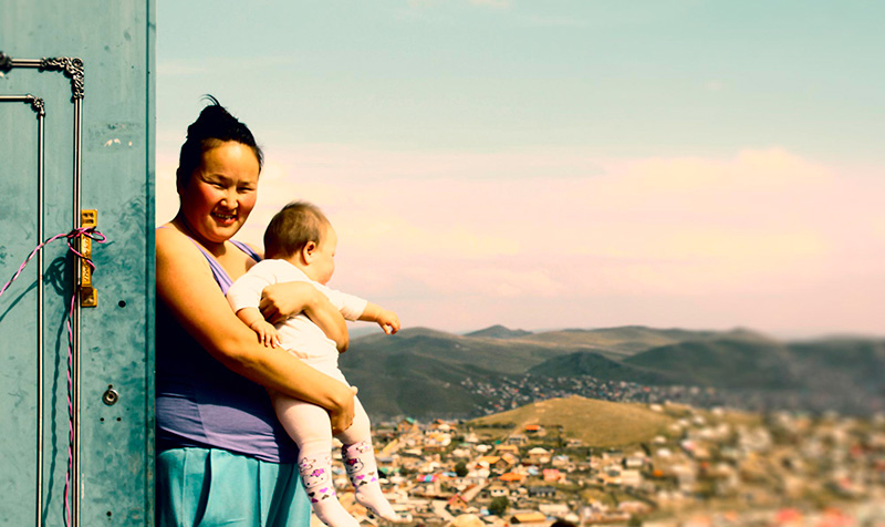 Familienbesuche in Ulaanbaatar